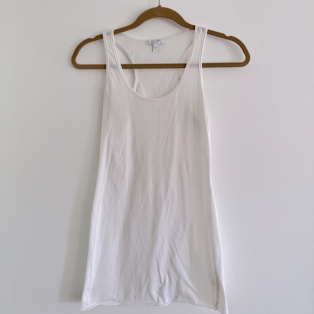 Delia’s Classic White Tank/ Small